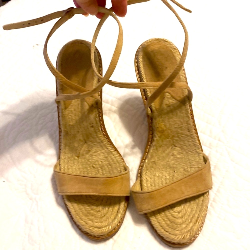 Paul Andrew wedges size 39 leather/suede